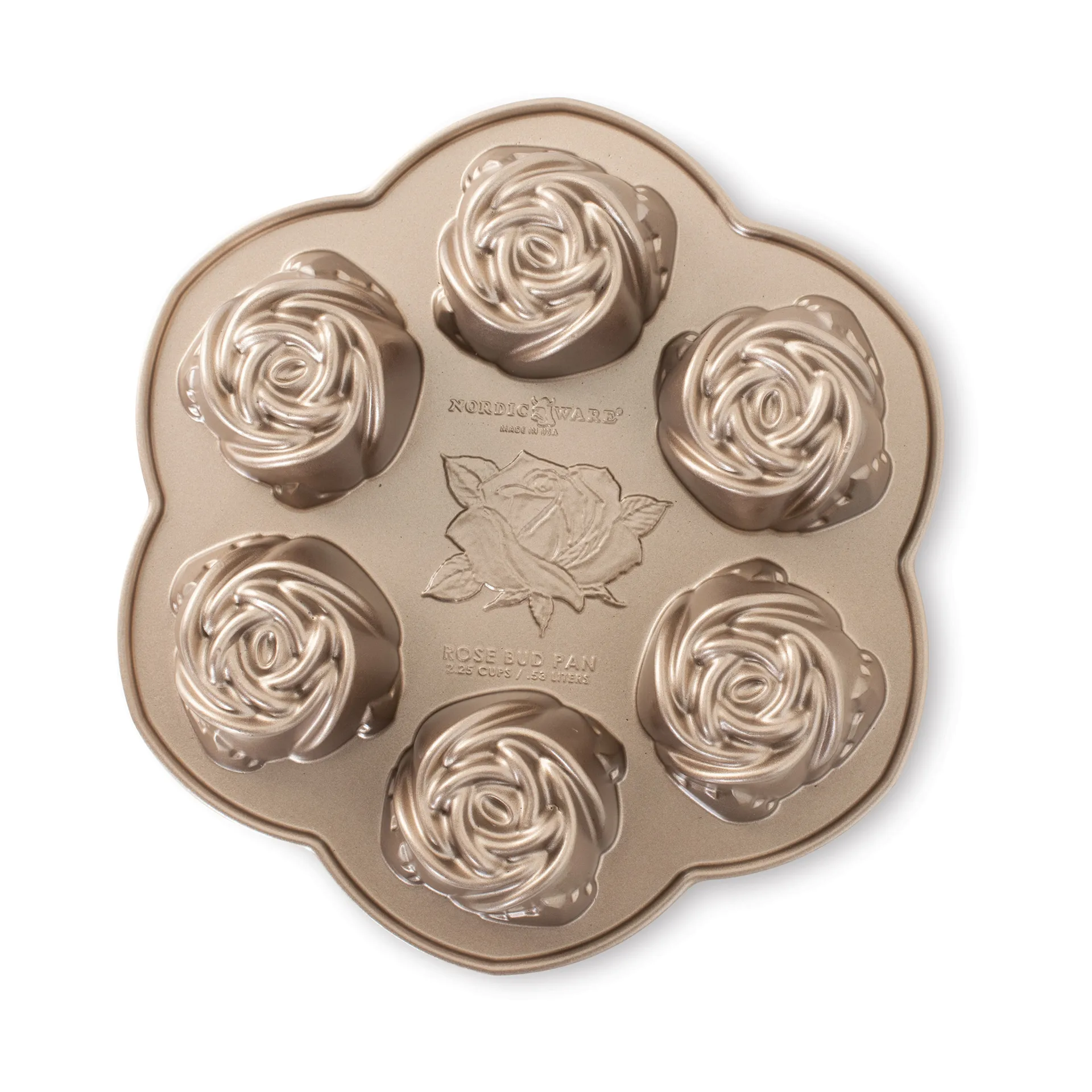 Assadeira Nordic Ware Rosebud, Toffee  Nordic Ware