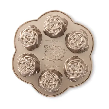 Assadeira Nordic Ware Rosebud - Toffee  - Nordic Ware