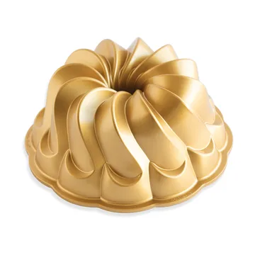 Forma de bolo pirouette Bundt Nordic Ware 2,4 L - Ouro - Nordic Ware