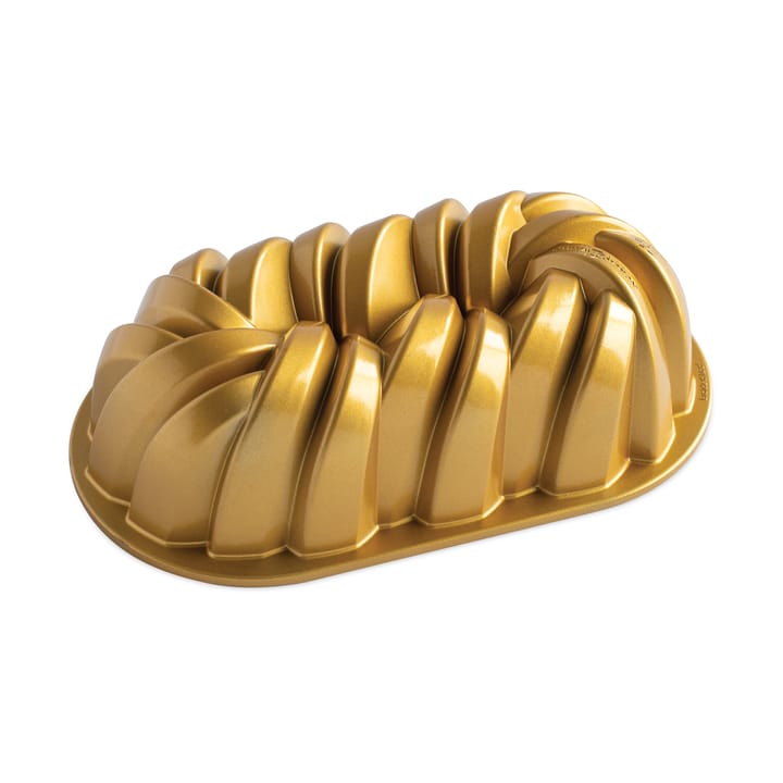 Forma de pão 1,4 L Nordic Ware Braided - Dourado  - Nordic Ware