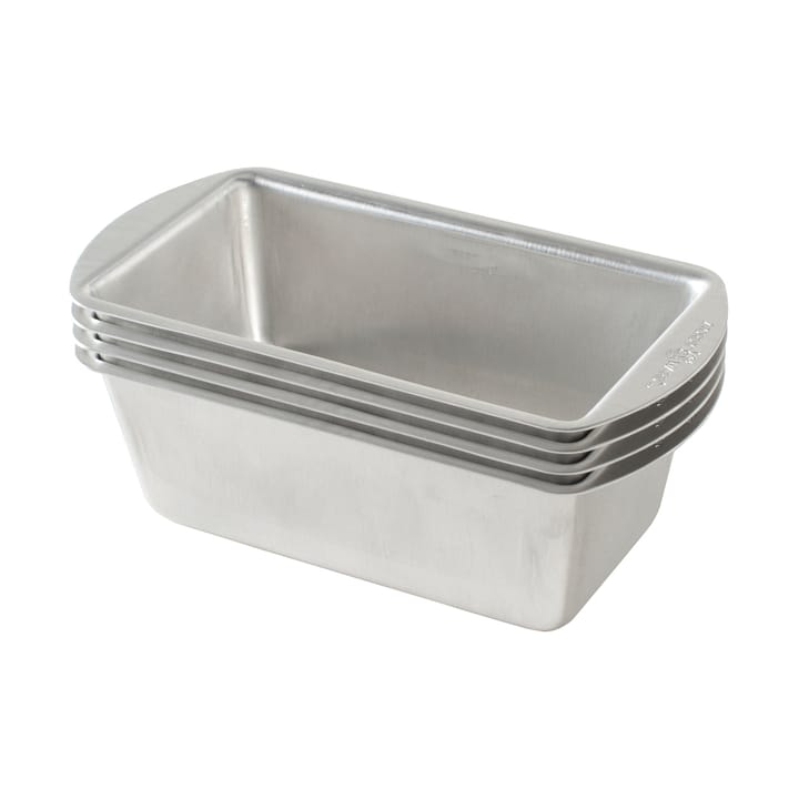 Forma de pão Nordic Ware Naturals Mini Loaf 4-unidades - Alumínio  - Nordic Ware