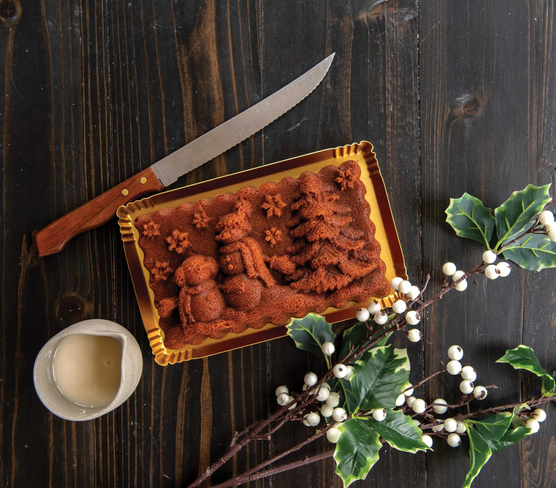 Forma para pão 1,4 L Nordic Ware Winter Wonderland, Prateada Nordic Ware