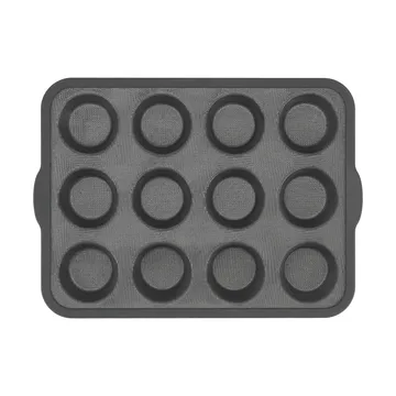 BAKE forma de silicone com estrutura reforçada - Muffins, 12 unidades - Nordwik