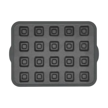 BAKE forma de silicone com estrutura reforçada - Quadrado, 20 un. - Nordwik