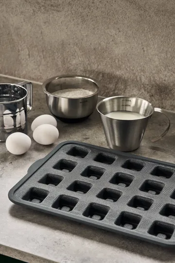 BAKE forma de silicone com estrutura reforçada - Quadrado, 20 un. - Nordwik