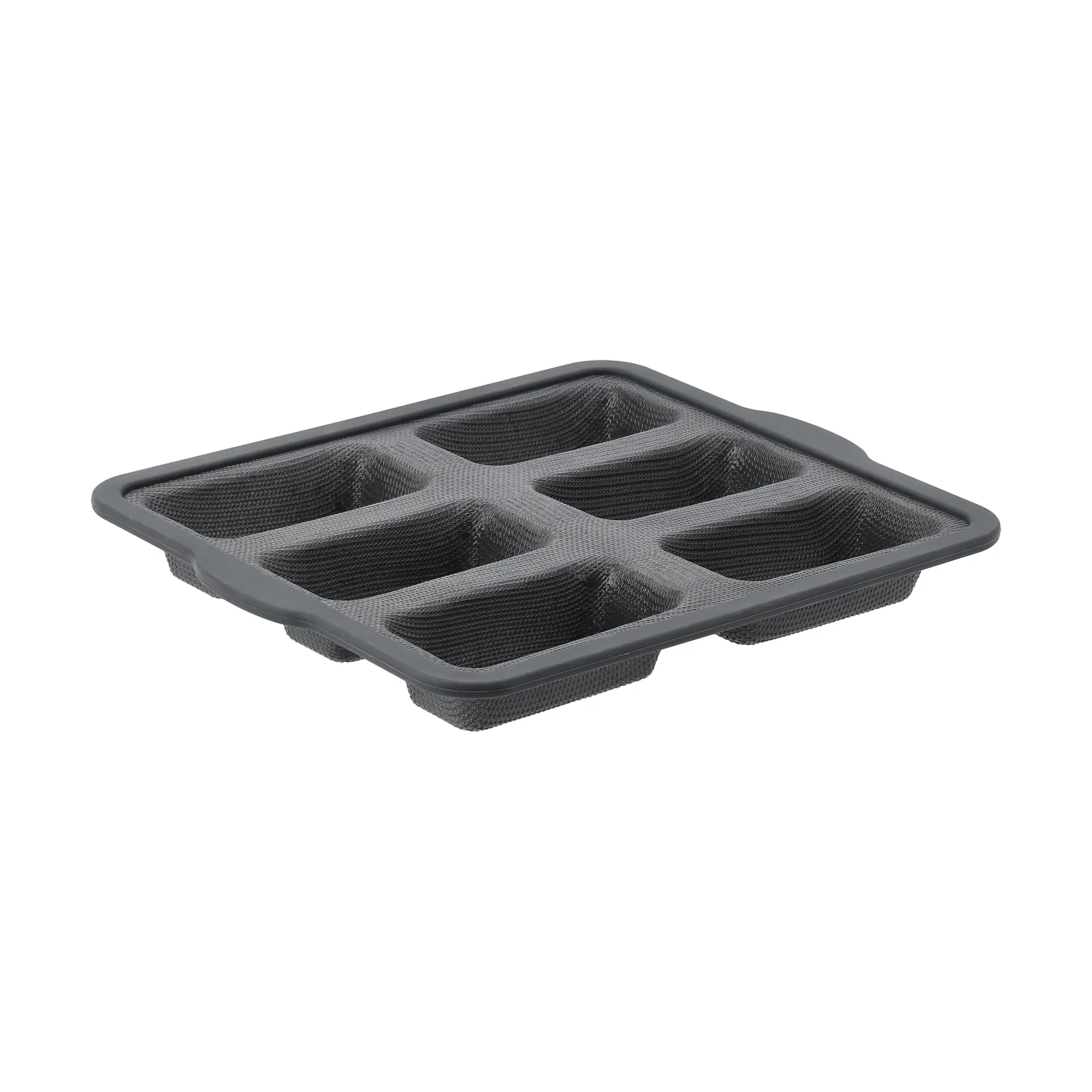 BAKE forma de silicone com estrutura reforçada, Retangular, 6 unidades, 26,2x22,1 cm Nordwik
