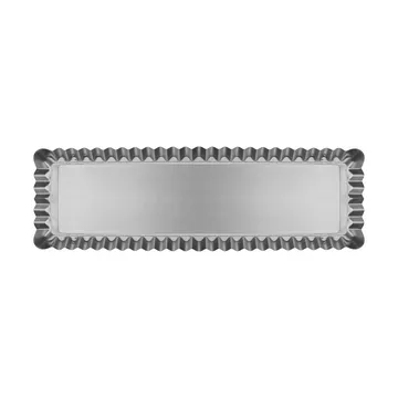 BAKE forma para tarte com fundo amovível - Retangular, aço inoxidável, 35x11 cm - Nordwik
