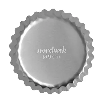 BAKE forma para tarteletes - Aço inoxidável, 4 unidades - Nordwik