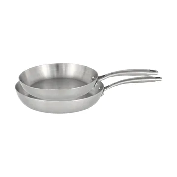 Conjunto de frigideiras Nordwik 3-ply 2 peças - Aço inoxidável - Nordwik