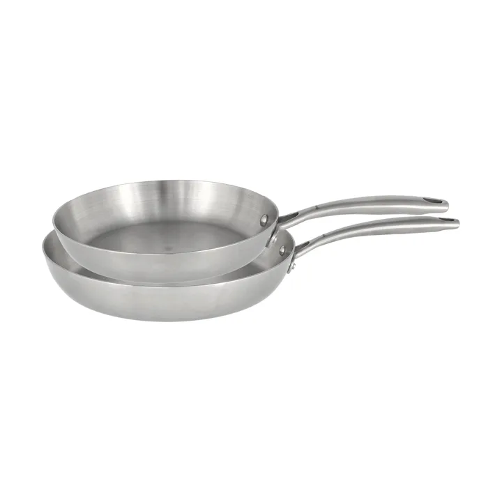 Conjunto de frigideiras Nordwik 3-ply 2 peças - Aço inoxidável - Nordwik