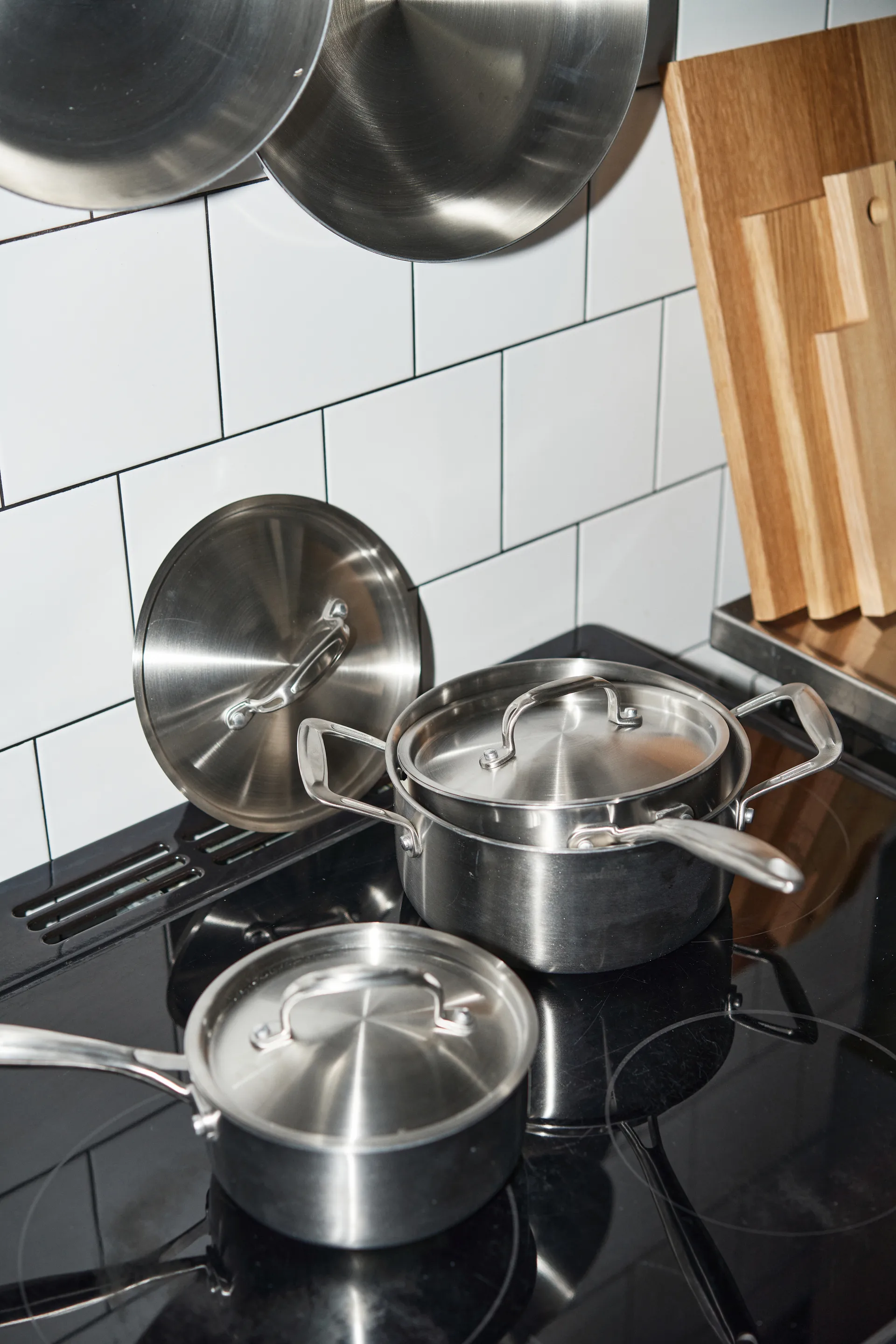 Conjunto de Panelas Nordwik 3-camadas 3 peças, 1,5 l, 2 l, 3 l Nordwik