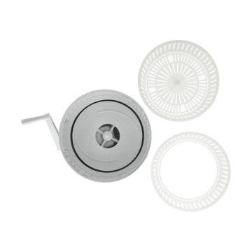 Descascador de batatas com manivela Nordwik - Branco - Nordwik