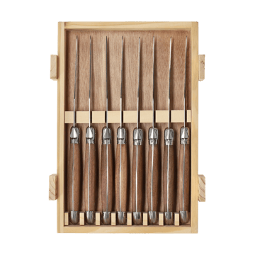 Faca para churrasco Nordwik 8 unidades - Aço inoxidável-madeira - Nordwik