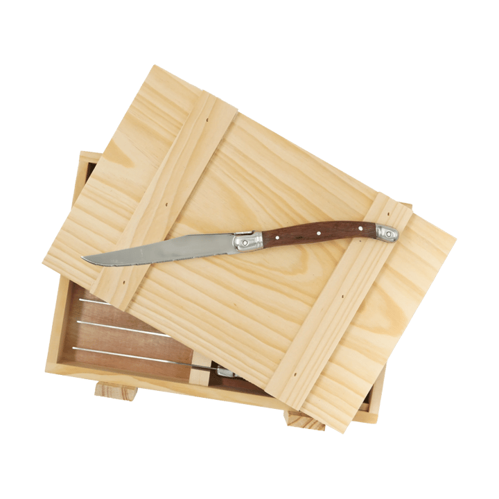 Faca para churrasco Nordwik 8 unidades, Aço inoxidável-madeira Nordwik