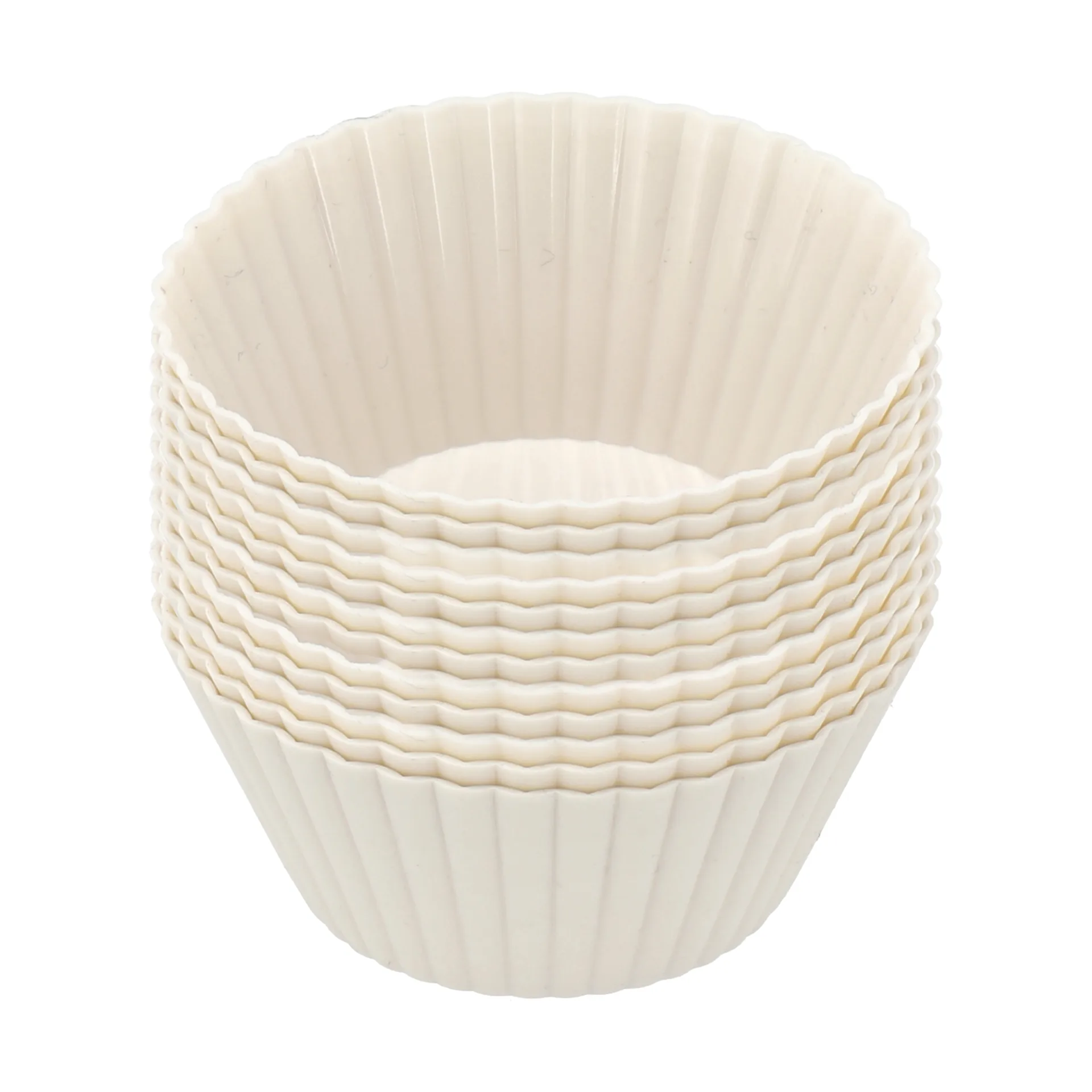 Forma de Muffins Nordwik em silicone 12 unidades, Creme Nordwik