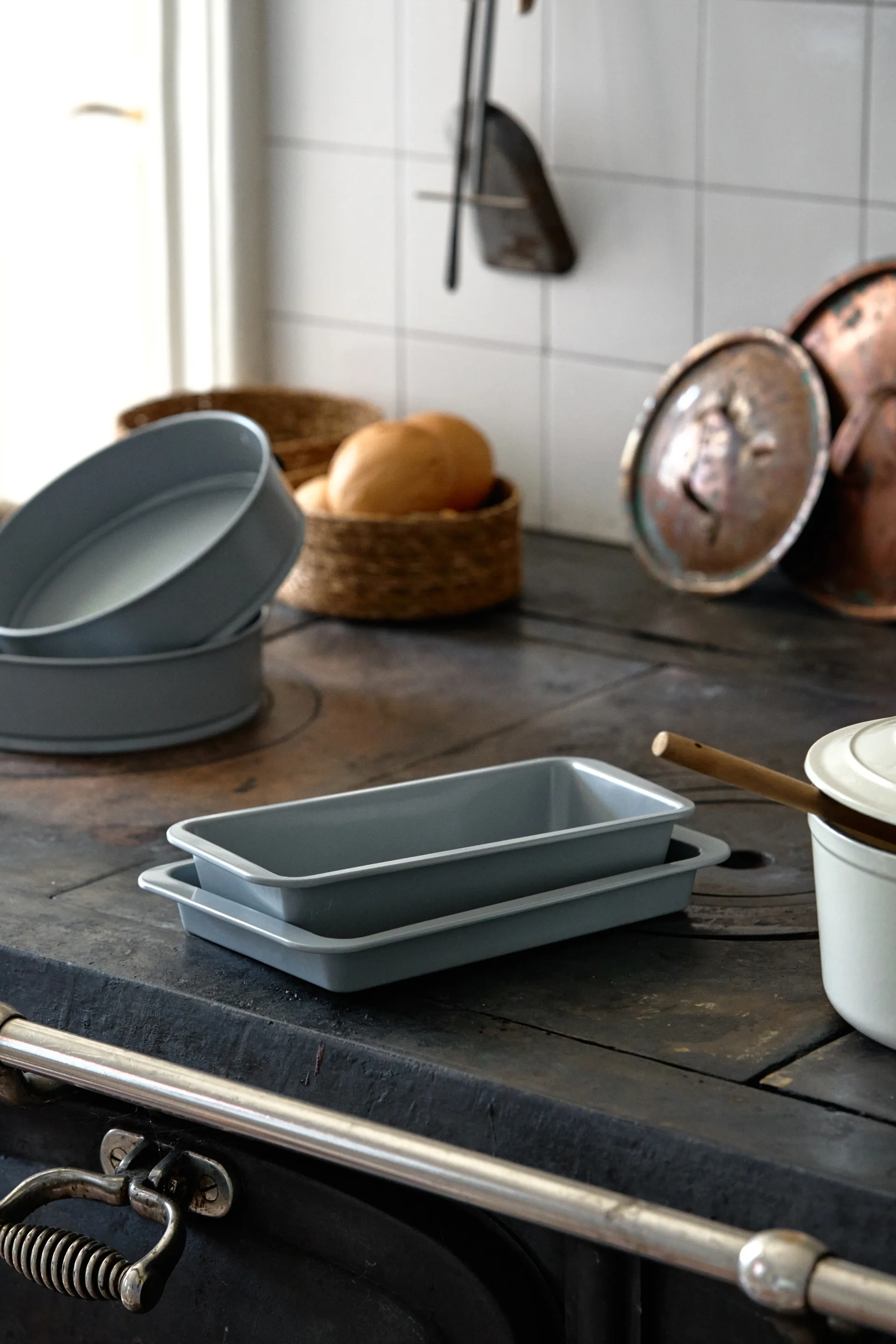 Forma de Pão Nordwik cerâmica antiaderente prata, 30x15 cm Nordwik