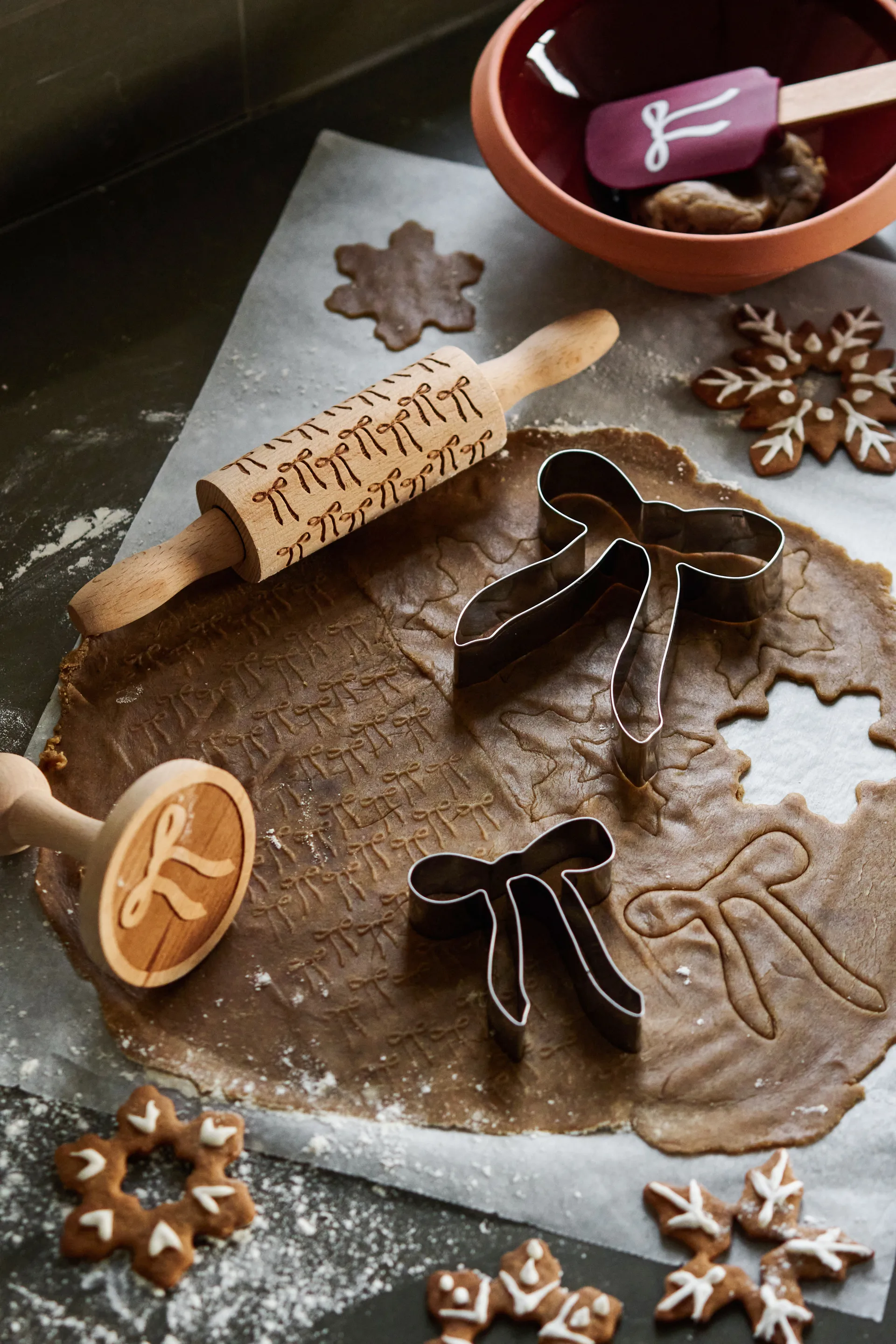 Nordwik carimbo para bolos em madeira, Roseta Nordwik