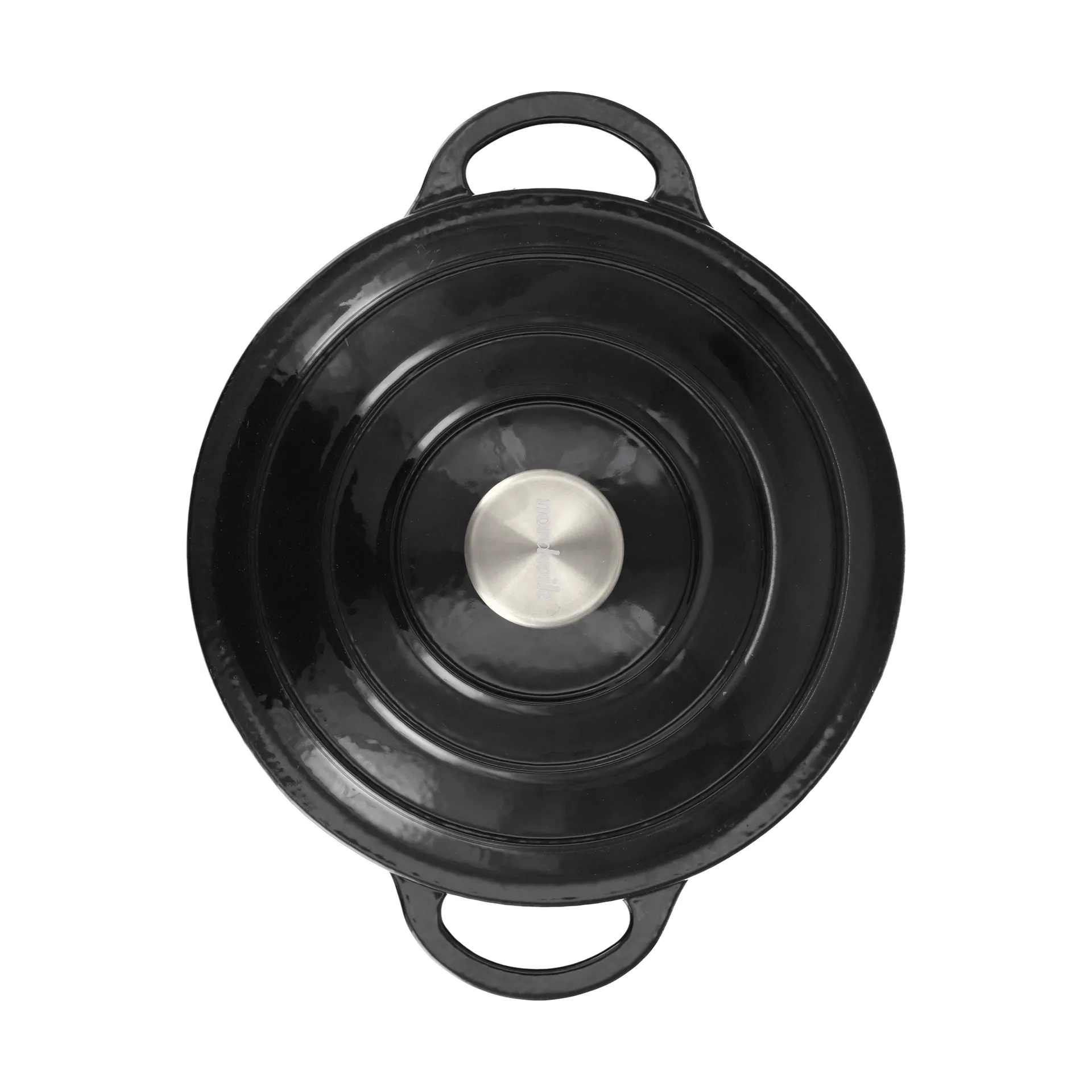 Nordwik Panela de Ferro Fundido redonda 2,5 l, Preto Nordwik