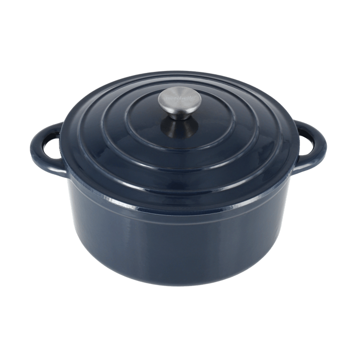 Nordwik panela redonda de ferro fundido 5 litros - Azul escuro - Nordwik