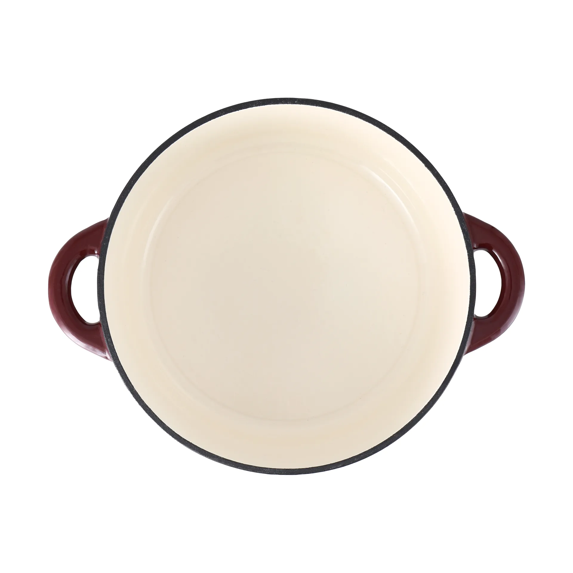 Nordwik panela redonda de ferro fundido 5 litros, Borgonha Nordwik