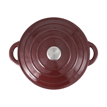 Nordwik panela redonda de ferro fundido 5 litros - Borgonha - Nordwik