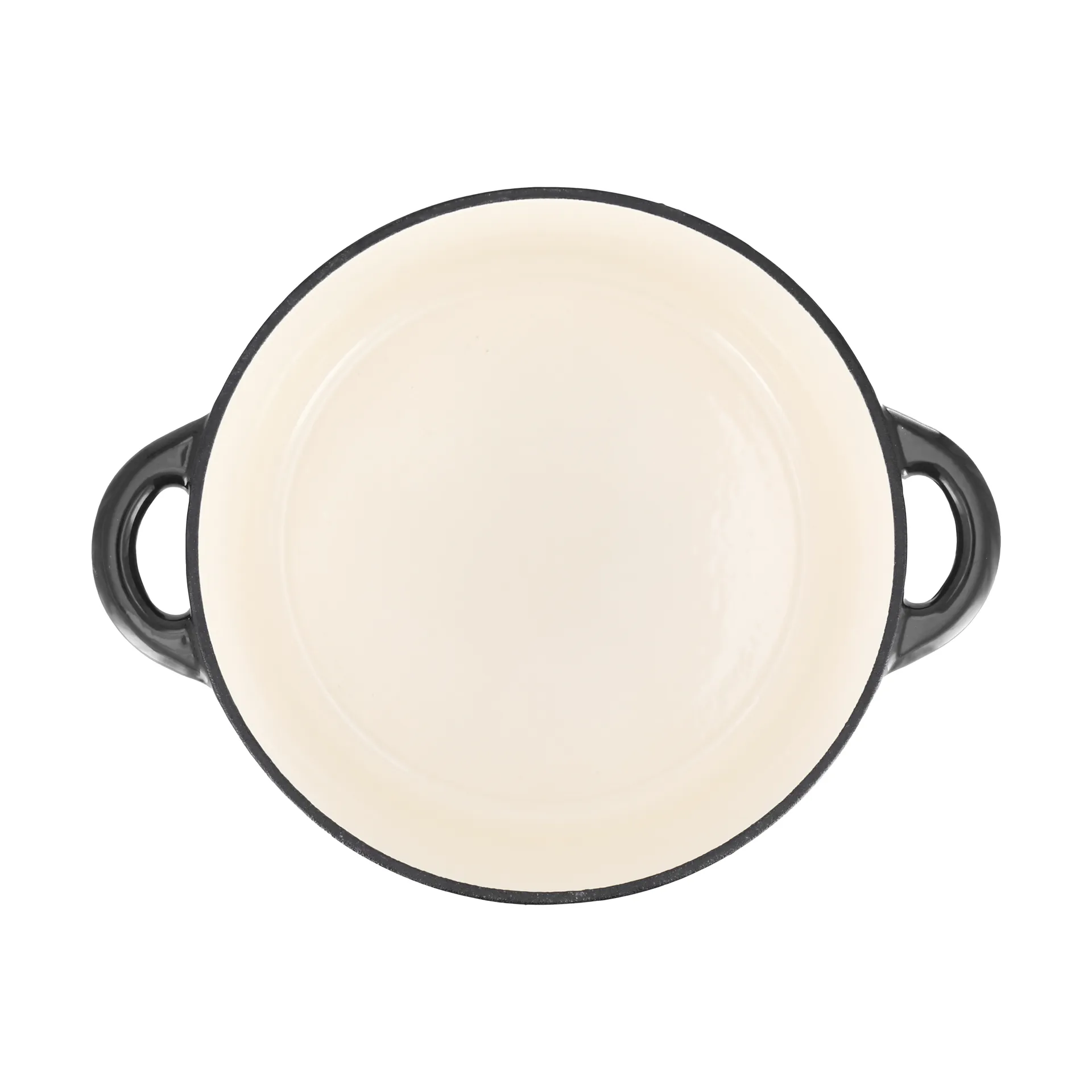 Nordwik panela redonda de ferro fundido 5 litros, Branco-prateado Nordwik