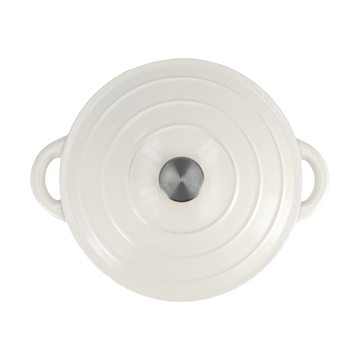 Nordwik panela redonda de ferro fundido 5 litros - Creme - Nordwik