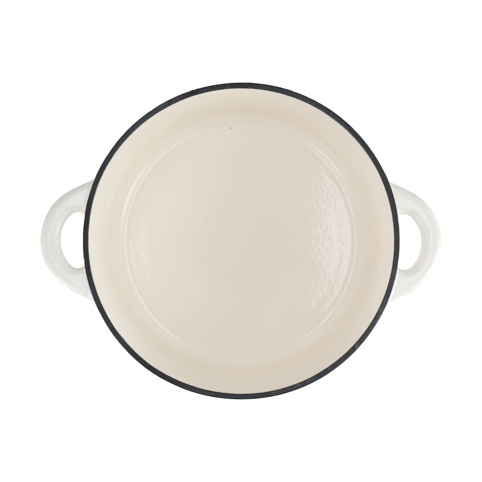 Nordwik panela redonda de ferro fundido 5 litros, Creme Nordwik