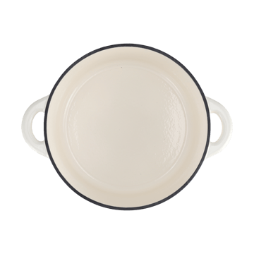 Nordwik panela redonda de ferro fundido 5 litros - Creme - Nordwik