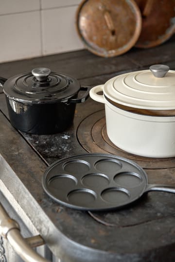 Nordwik panela redonda de ferro fundido 5 litros - Creme - Nordwik
