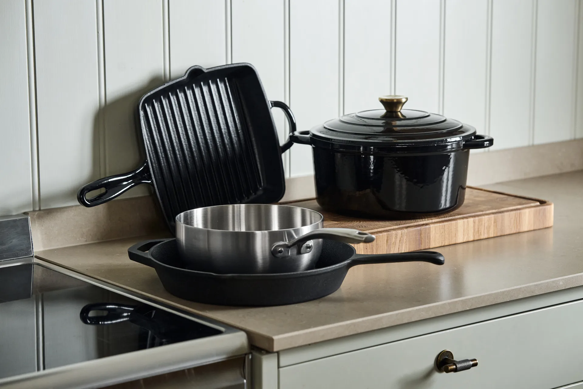 Nordwik Sauteuse 3-ply aço inoxidável, 20 cm Nordwik