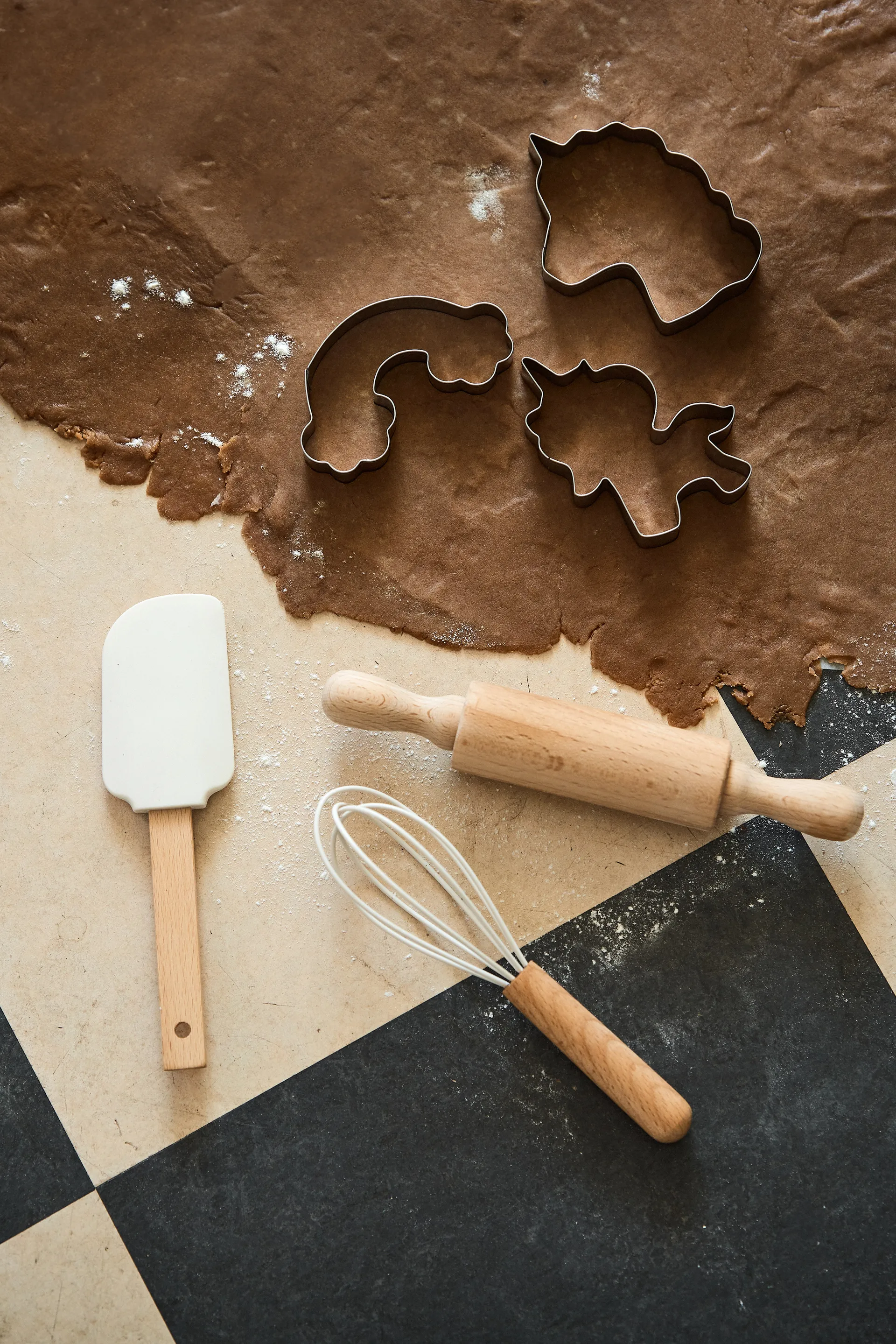 Nordwik Utensílios de Panificação em Silicone infantil 3 Peças, Creme Nordwik