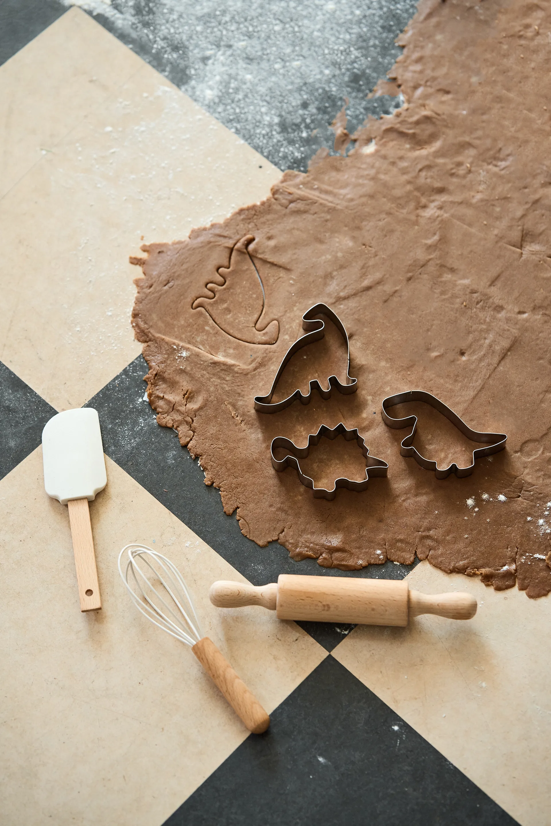 Nordwik Utensílios de Panificação em Silicone infantil 3 Peças, Creme Nordwik