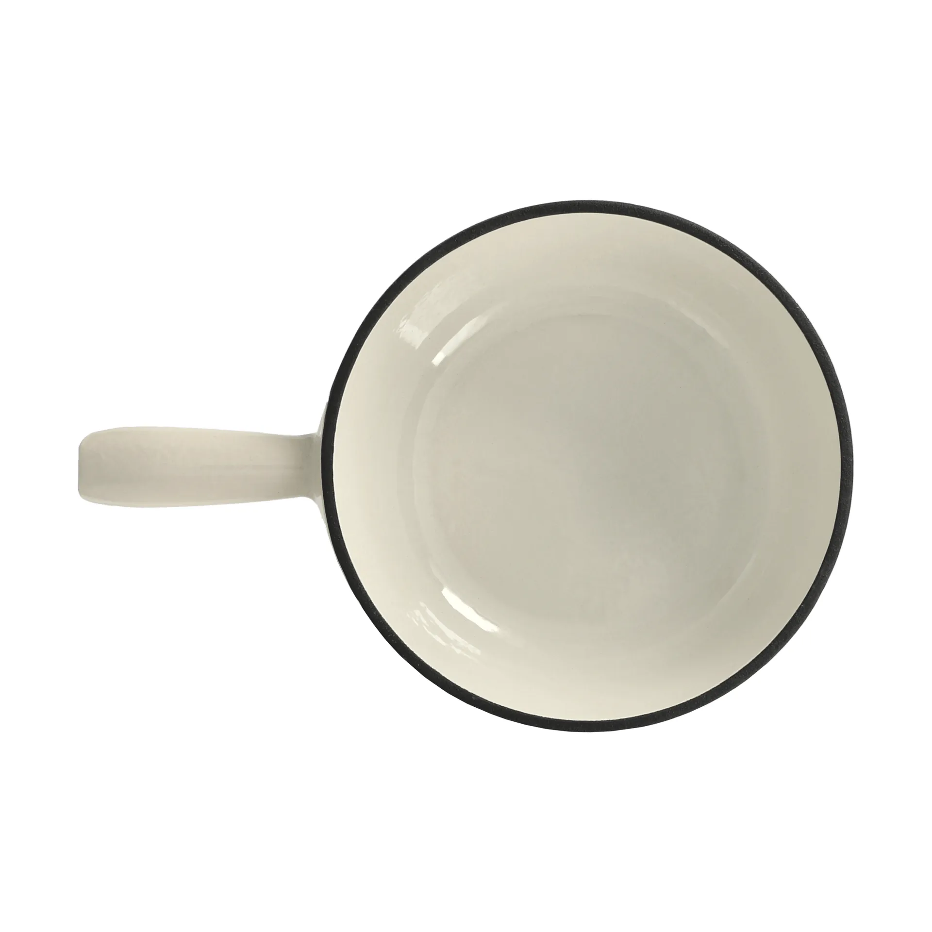 Panela de fondue esmaltada, Creme, 1,8 l Nordwik