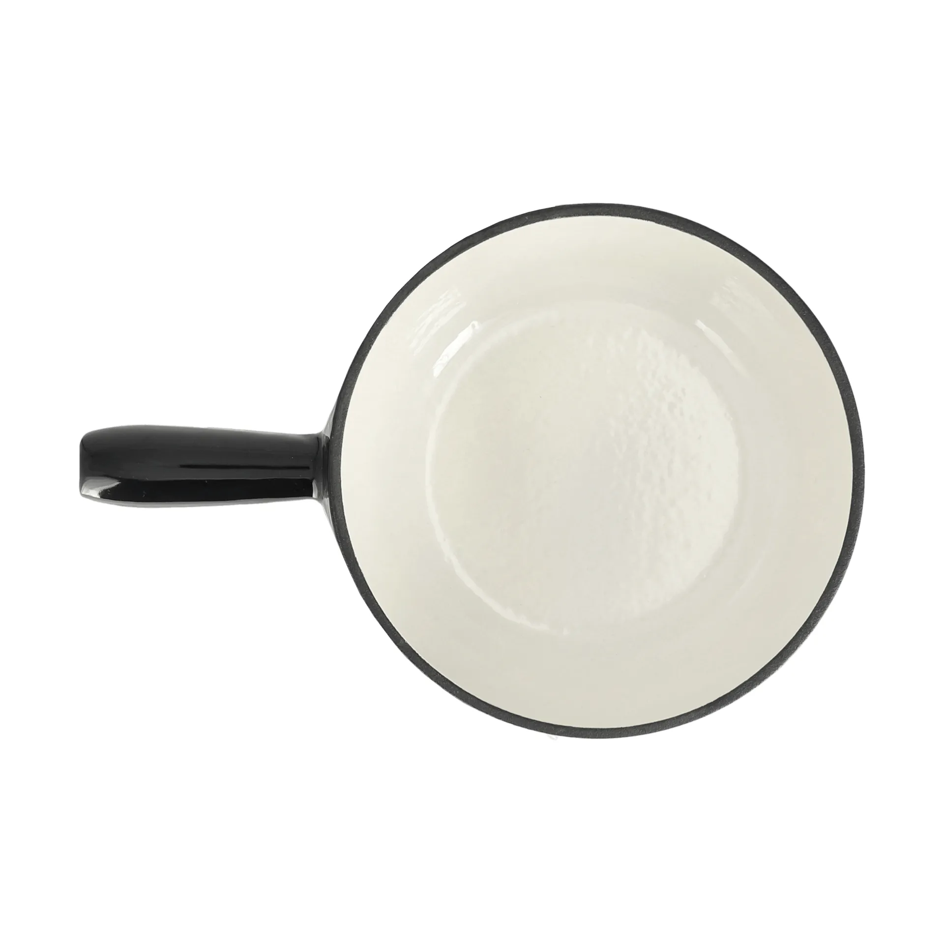 Panela de fondue esmaltada, Preto, 1,8 l Nordwik