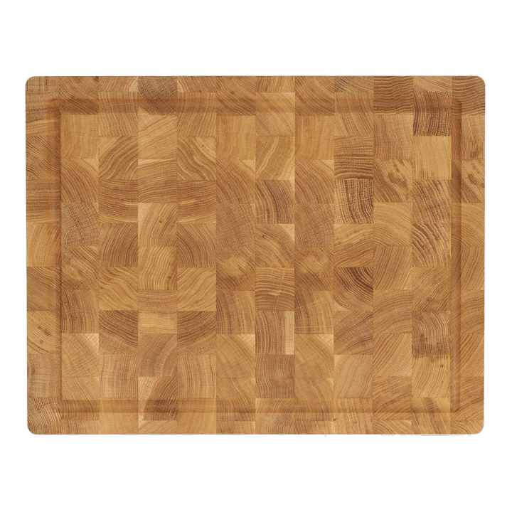 Tábua de corte Nordwik em madeira de topo com ranhura 36x46 cm - Carvalho - Nordwik