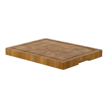 Tábua de corte Nordwik em madeira de topo com ranhura 36x46 cm - Carvalho - Nordwik