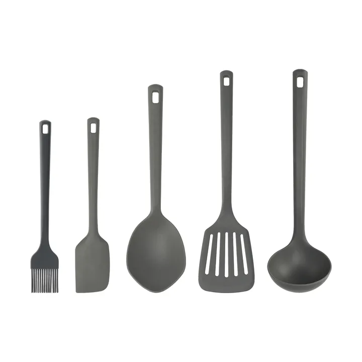 Utensílios de cozinha Nordwik silicone 5 peças - Cinzento - undefined - Nordwik