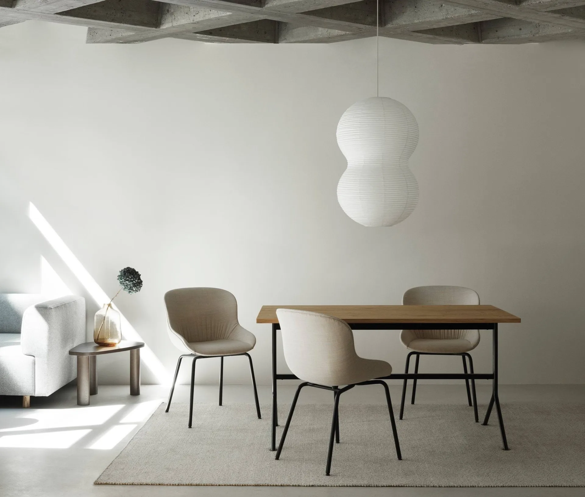 Abajur Puff Bulb 50x90 cm, Branco Normann Copenhagen