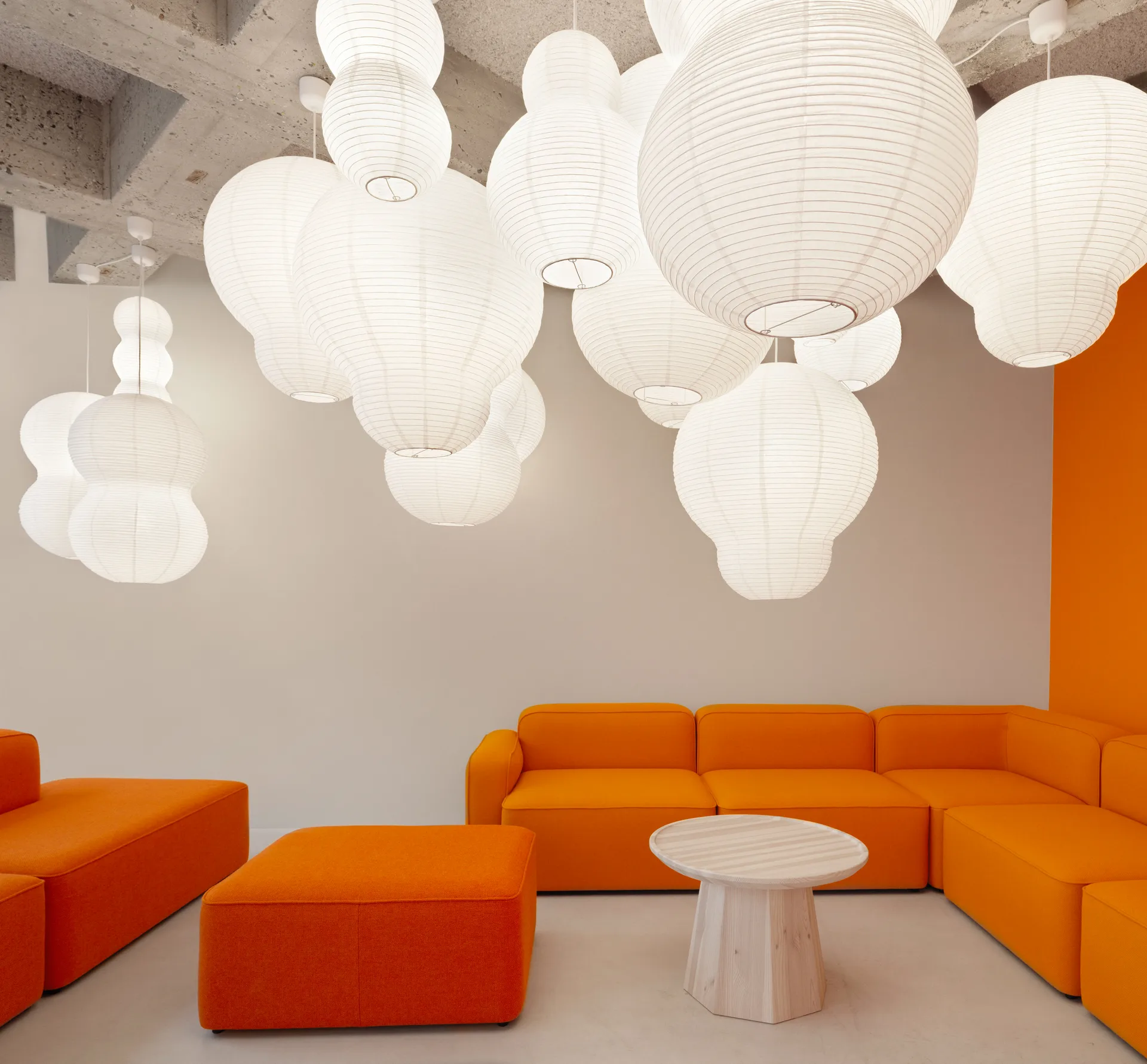 Abajur Puff Multitud 23x60 cm, Branco Normann Copenhagen