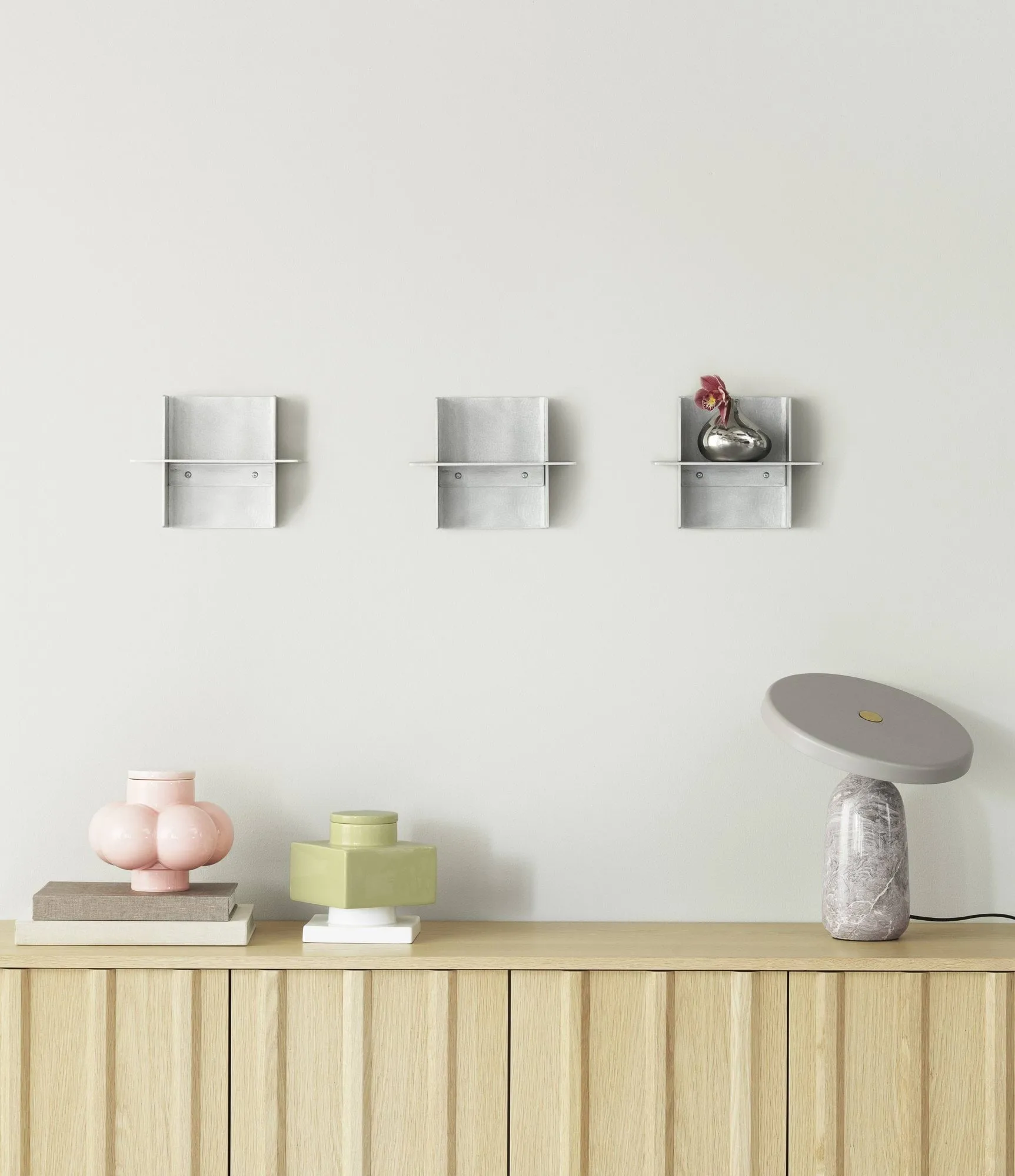 Alu Shelf estante 25 cm, Alumínio Normann Copenhagen