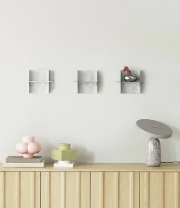Alu Shelf estante 25 cm - Alumínio - Normann Copenhagen