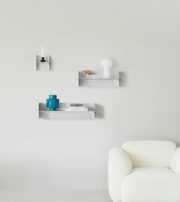 Alu Shelf estante 25 cm - Alumínio - Normann Copenhagen