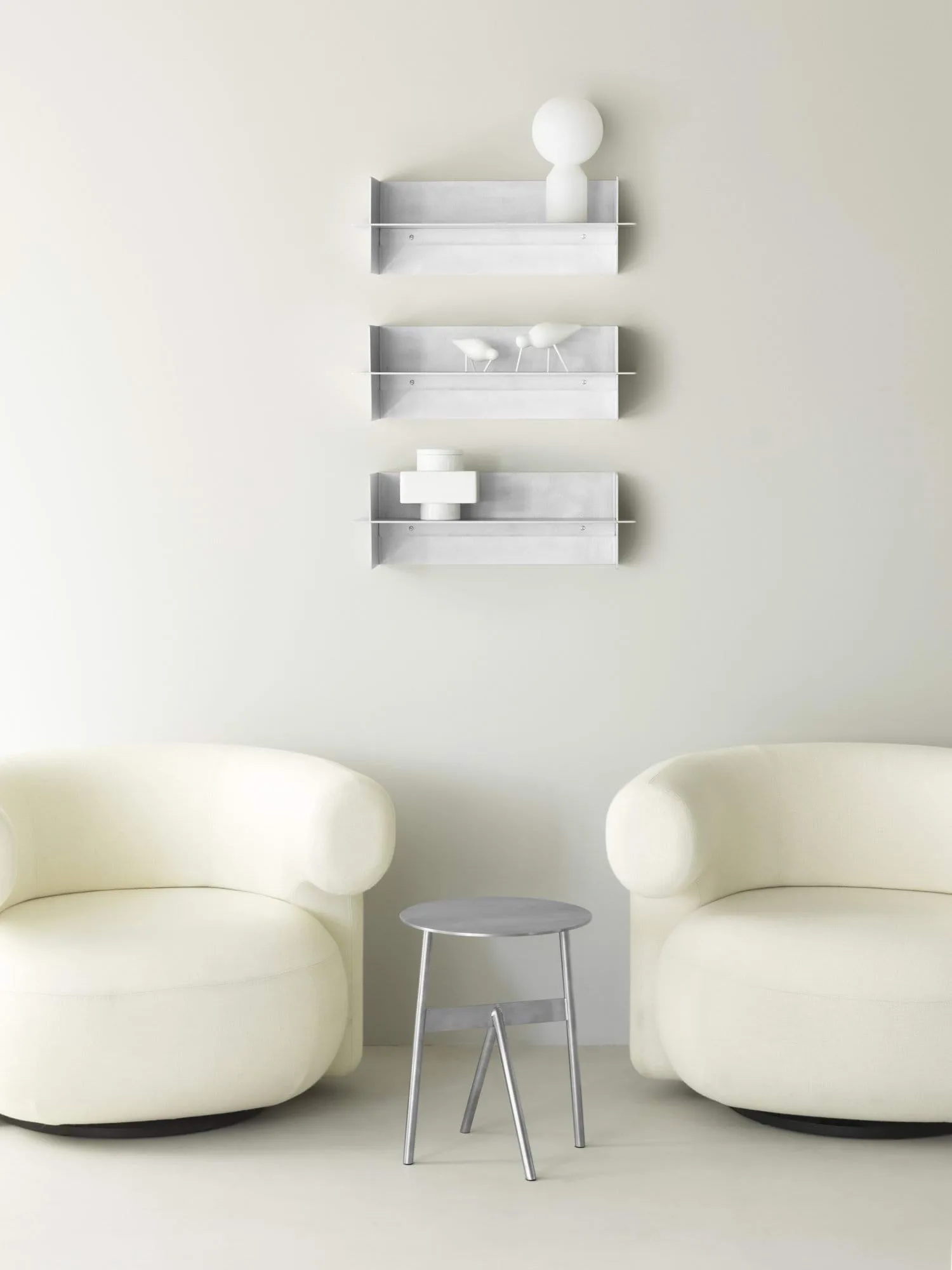 Alu Shelf estante 60 cm, Alumínio Normann Copenhagen
