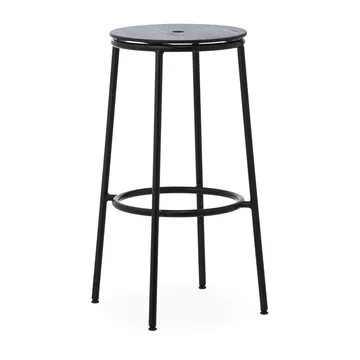 Banco elevado Circa 75 cm - Carvalho preto - Normann Copenhagen