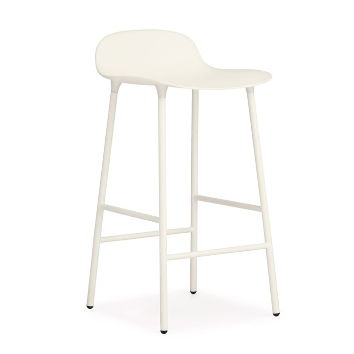 Banco elevado com pernas de metal Form - Branco - Normann Copenhagen