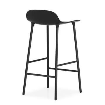 Banco elevado com pernas de metal Form - Preto - Normann Copenhagen