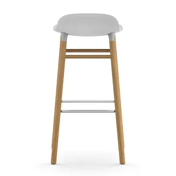 Banco elevado Form com pernas em nogueira - Branco - Normann Copenhagen