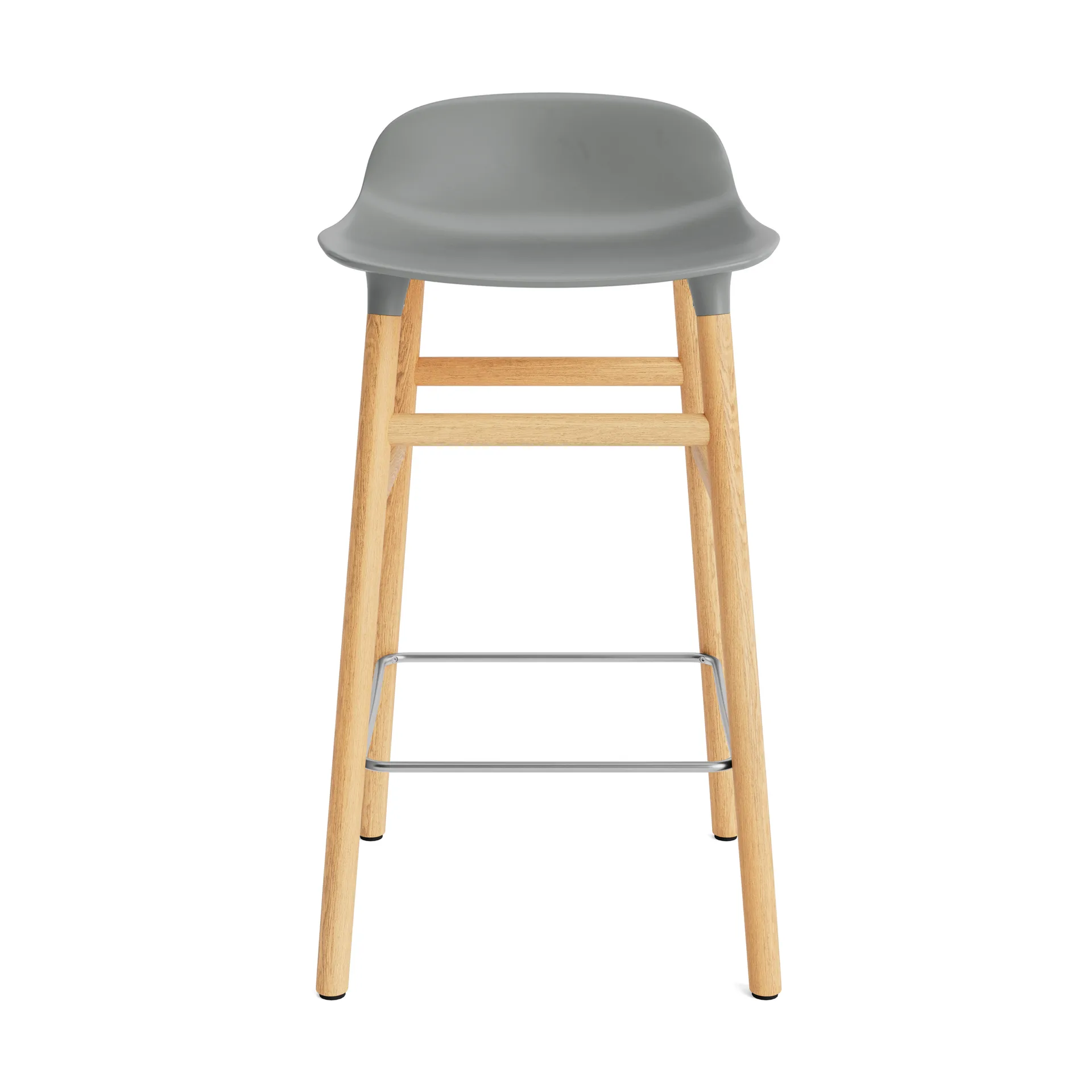 Banco elevado Form com pernas em nogueira, Cinza Normann Copenhagen