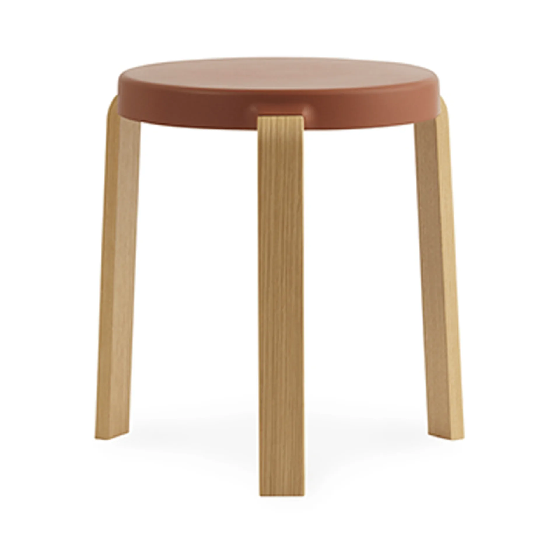 Banco Tap, caramelo, pernas carvalho Normann Copenhagen